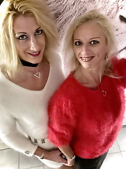 Elegant tgirl strumpets are playing alone