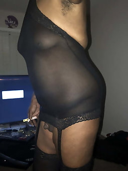 New lingerie and heels